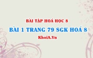 Bài 1 trang 79 SGK Hóa 8: Mol, khối lượng mol, thể tích mol khí,...